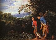 Copy after the lost large Tobias and the Angel Adam Elsheimer
